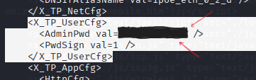 Admin Password