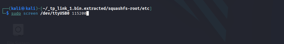 screen Command