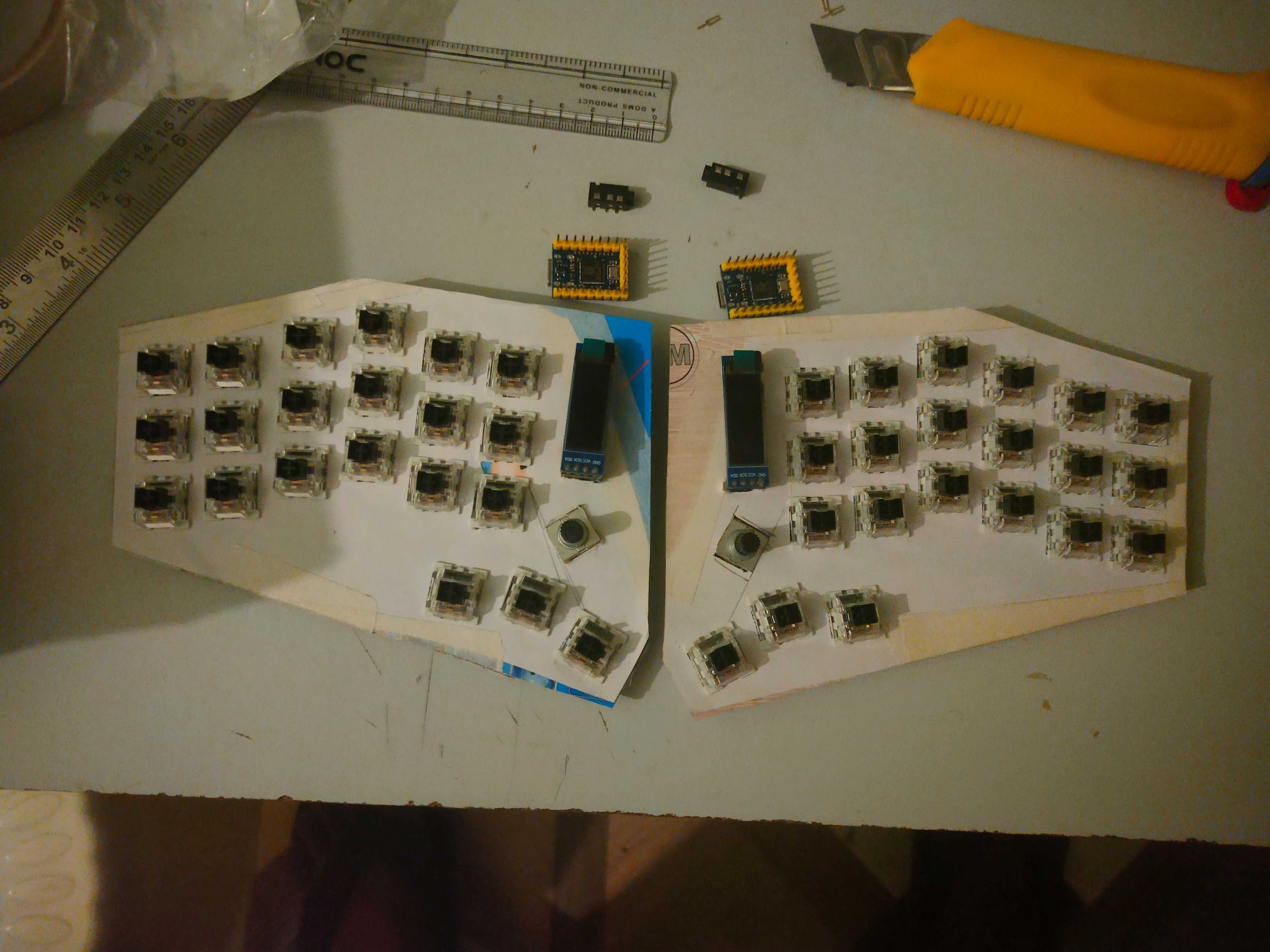 Switches and Encoder Installed