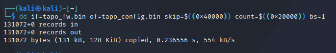 config extract