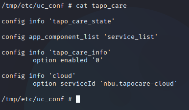 Tapo_Care Config
